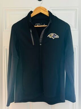 Antigua Black Baltimore Ravens Softshell Jacket